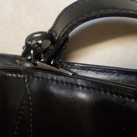 Tonino Lamborghini 100% Italian black leather briefcase - Picture 9 of 10